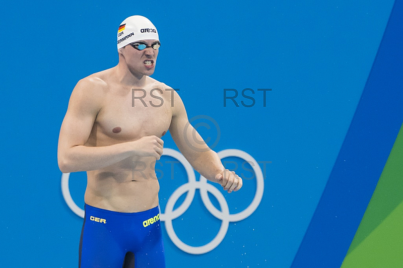 BRA, Olympia 2016 Rio, Schwimmsport Halbfinale 1  - 200m Freistil Maenner