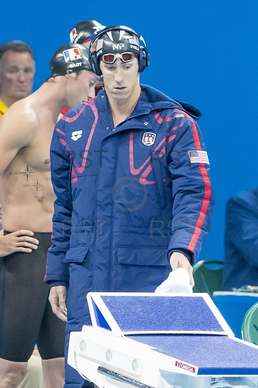 BRA, Olympia 2016 Rio, Schwimmsport FINALE - 4x100m Freistil der Maenner