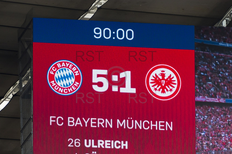 GER, 1.FBL,  FC Bayern Muenchen vs. SV Eintracht Frankfurt