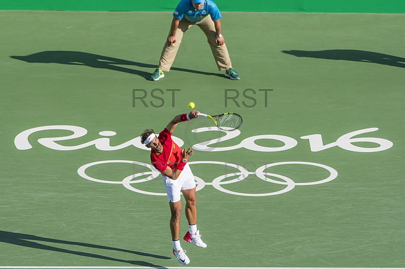 BRA, Olympia 2016 Rio, Tennis, Halbfinale Juan Martin Del Potro (ARG) vs. Rafael Nadal (ESP)