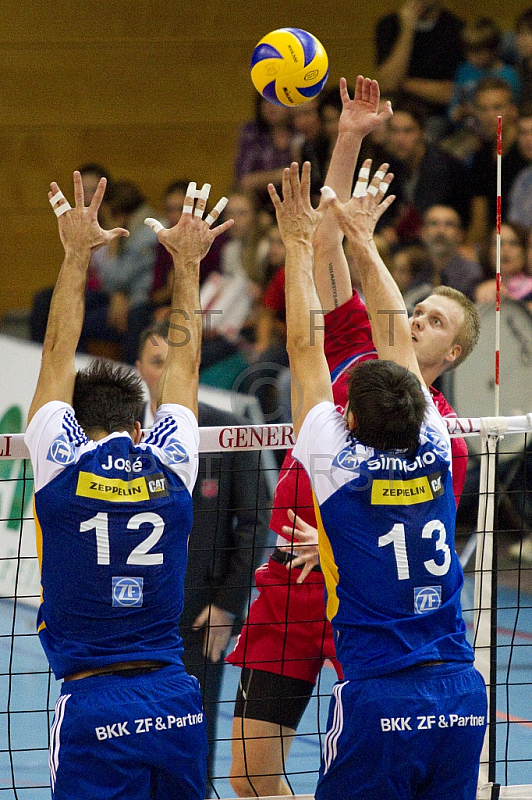 GER, 1.BL Volleyball, Generali Haching vs. VfB Friedrichshafen