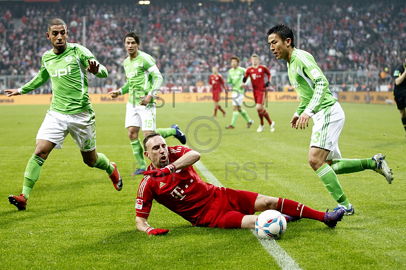 GER, 1.FBL,  FC Bayern Muenchen vs. VFL Wolfsburg