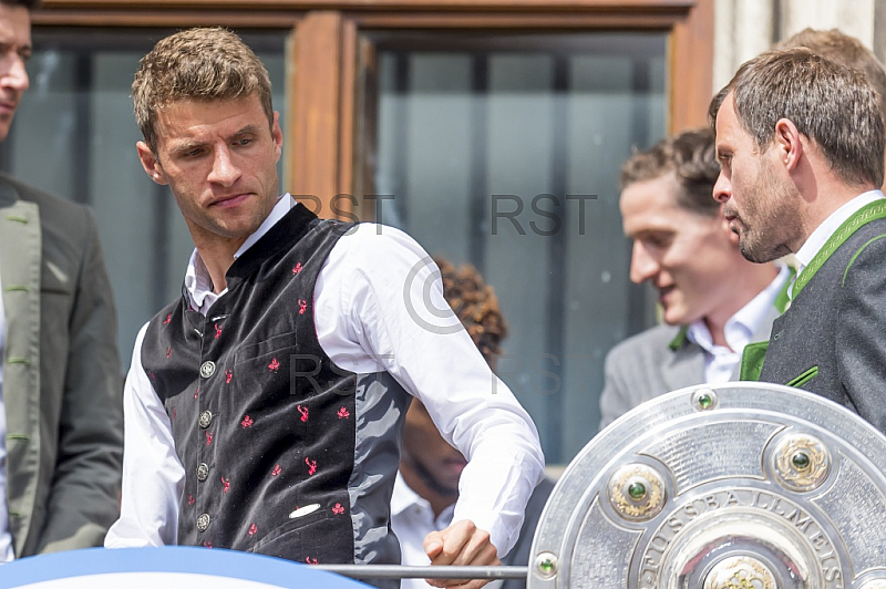 GER, FC Bayern Muenchen Meisterfeier auf dem Marienplatz