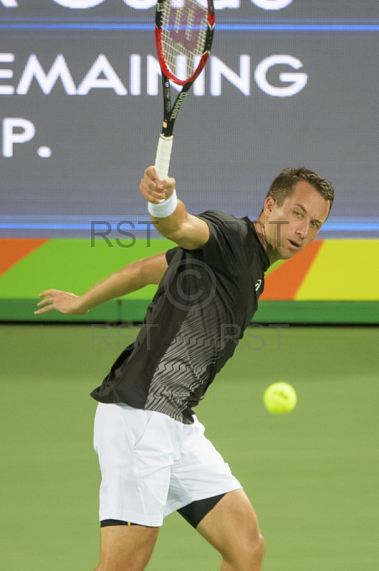 BRA, Olympia 2016 Rio, Tennis, Philipp Kohlschreiber (GER)  vs Guido Pella (ARG)