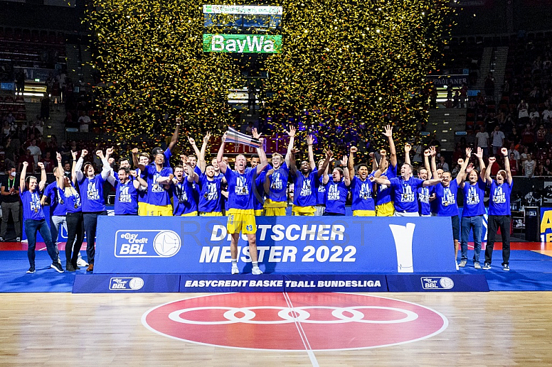 GER, easy credit BBl, Finale Spiel 4, FC Bayern Muenchen Basketball vs. Alba Berlin