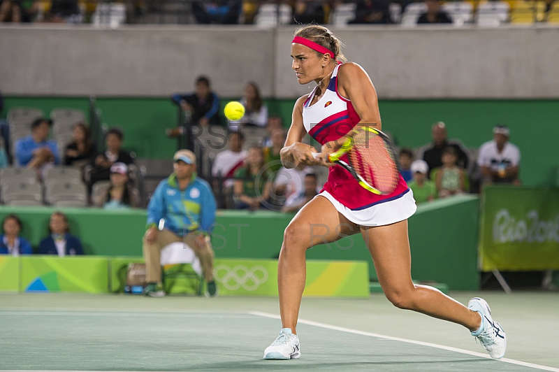 BRA, Olympia 2016 Rio, Tennis, Finale Monica Puig (PUR) vs. Angelique Kerber (GER) 