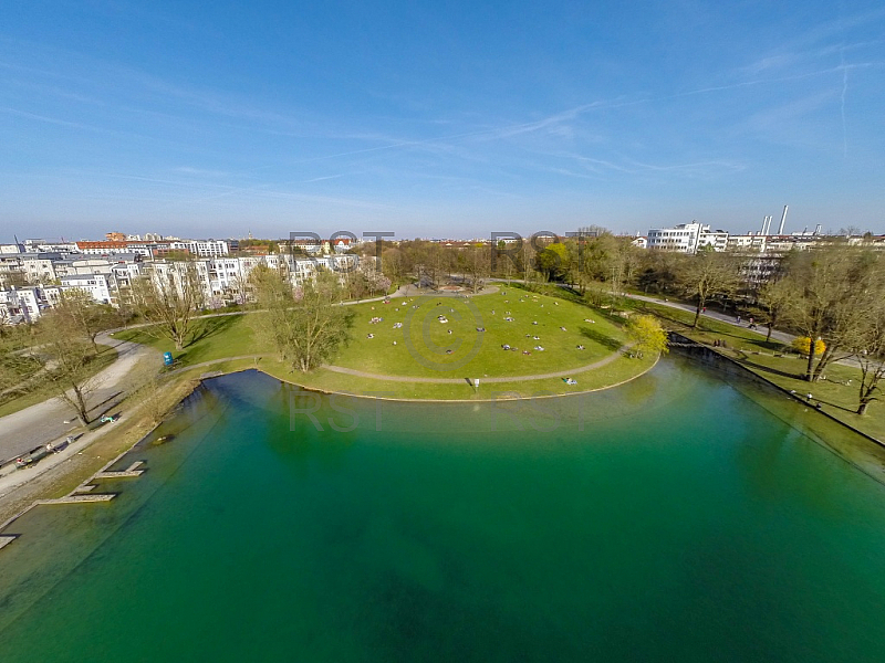 GER, Feature Luftbilder des Muenchner Westparks 