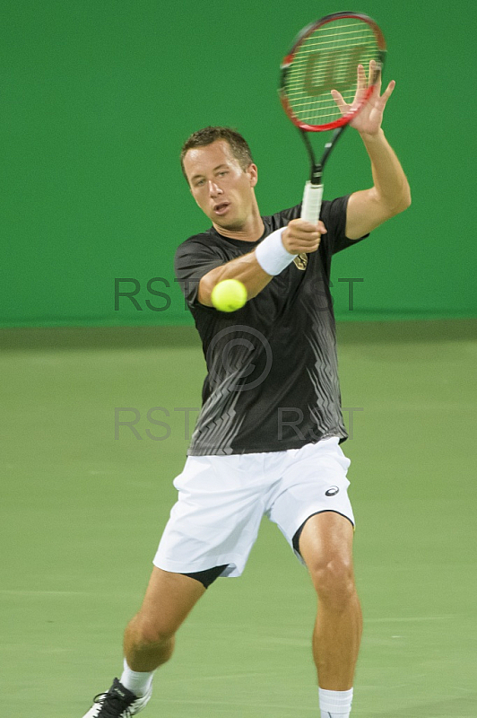 BRA, Olympia 2016 Rio, Tennis, Philipp Kohlschreiber (GER)  vs Guido Pella (ARG)