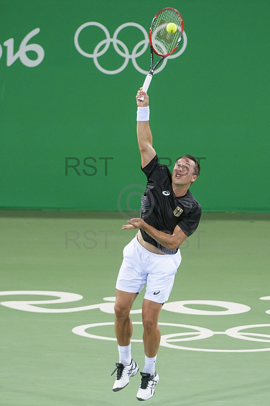 BRA, Olympia 2016 Rio, Tennis, Philipp Kohlschreiber (GER)  vs Guido Pella (ARG)