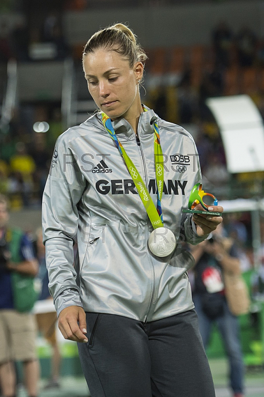 BRA, Olympia 2016 Rio, Tennis, Finale Monica Puig (PUR) vs. Angelique Kerber (GER) 