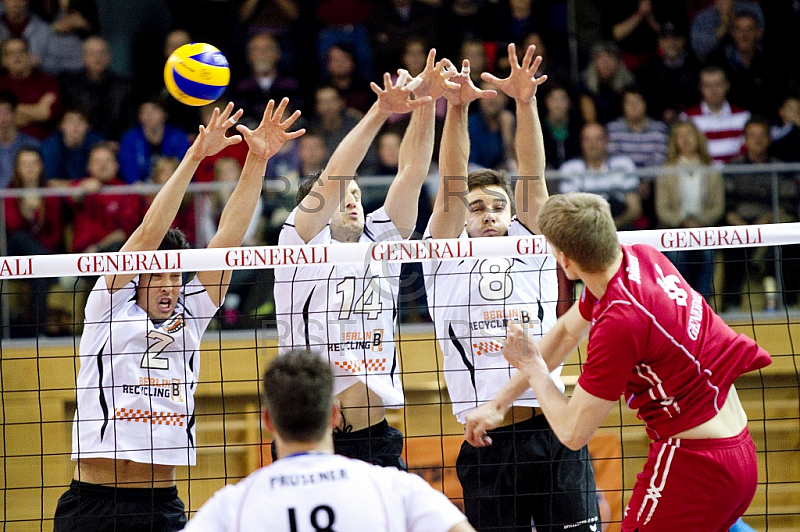 GER, 1.BL Volleyball, Generali Haching vs. Berlin Recycling Voll