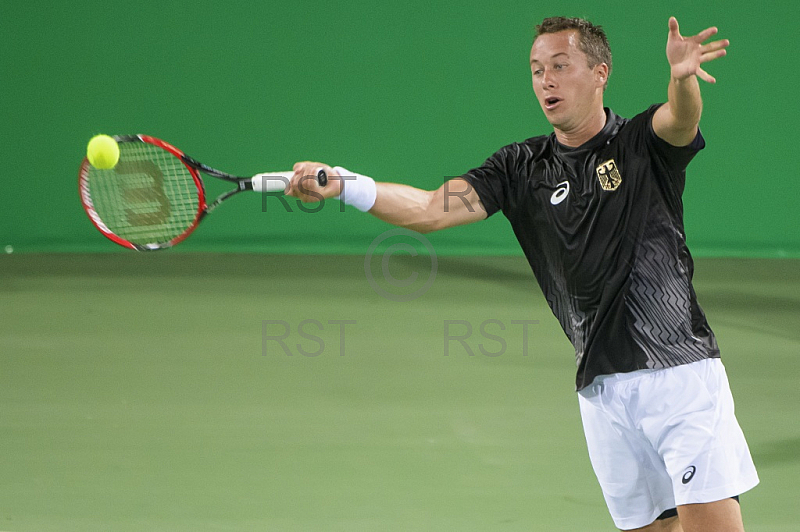 BRA, Olympia 2016 Rio, Tennis, Philipp Kohlschreiber (GER)  vs Guido Pella (ARG)