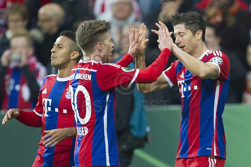 GER, DFB Pokal Halbfinale,  FC Bayern Muenchen vs. Borussia Dortmund