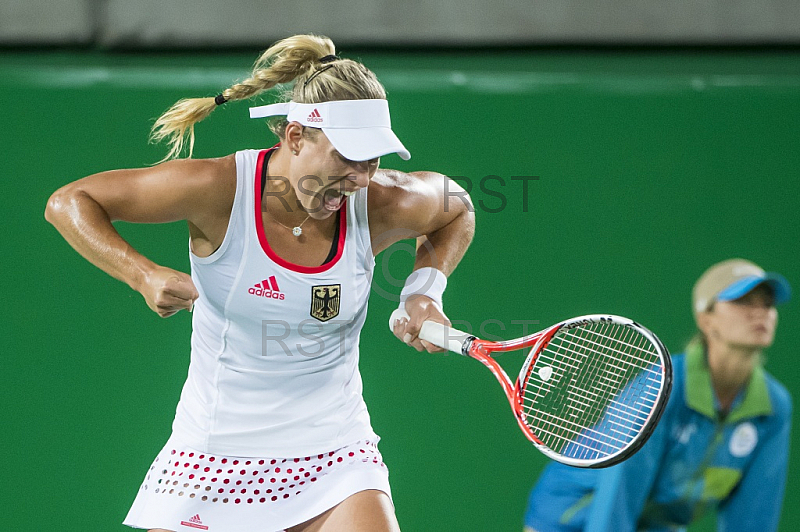 BRA, Olympia 2016 Rio, Tennis, Finale Monica Puig (PUR) vs. Angelique Kerber (GER) 