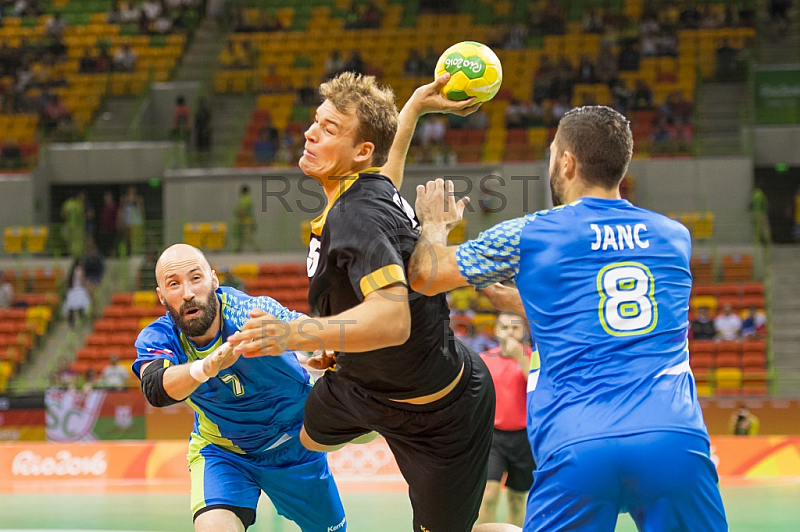 BRA, Olympia 2016 Rio, Handball Slovenien vs Deutschland