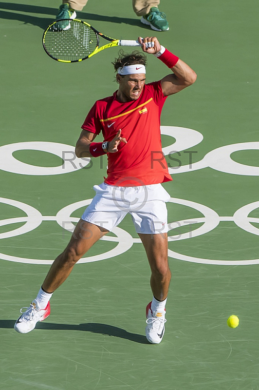 BRA, Olympia 2016 Rio, Tennis, Halbfinale Juan Martin Del Potro (ARG) vs. Rafael Nadal (ESP)