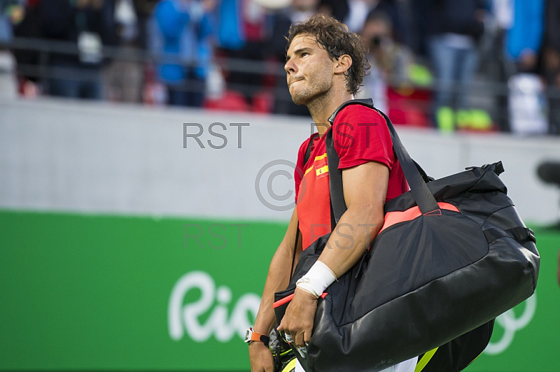 BRA, Olympia 2016 Rio, Tennis, Halbfinale Juan Martin Del Potro (ARG) vs. Rafael Nadal (ESP)