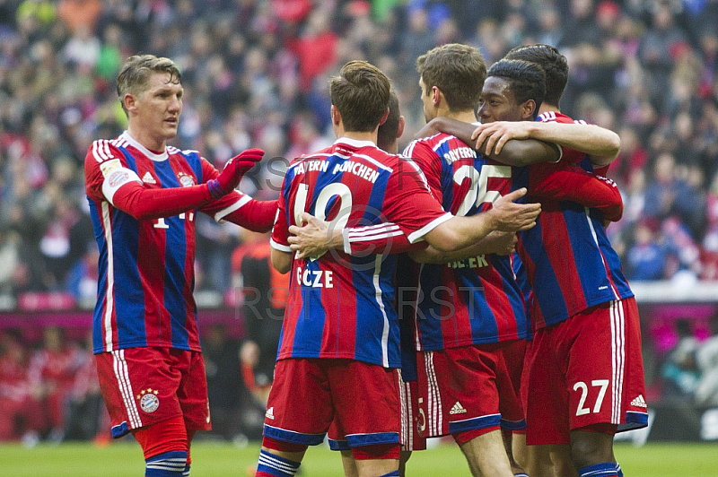 GER, 1.FBL,  FC Bayern Muenchen vs. Hamburger SV