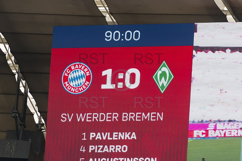 GER, 1.FBL,  FC Bayern Muenchen vs. SV Werder Bremen