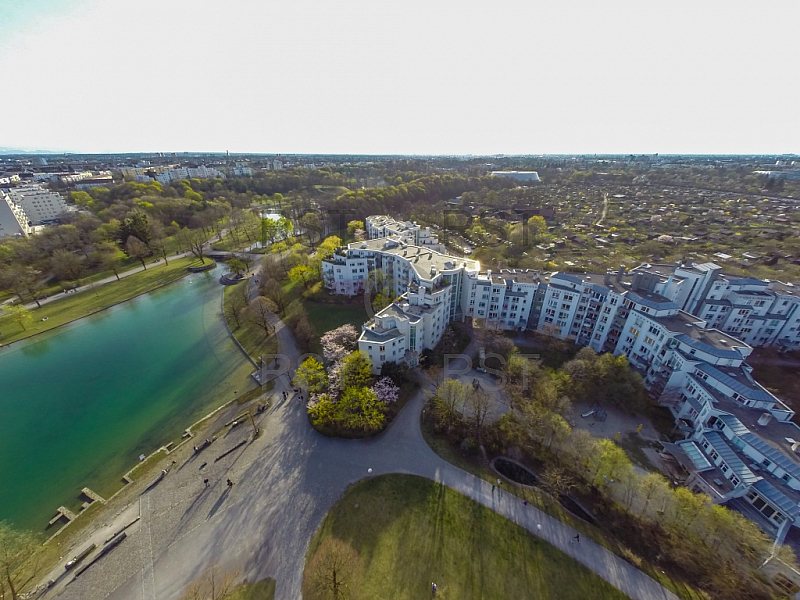 GER, Feature Luftbilder des Muenchner Westparks 