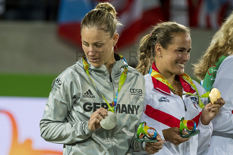 BRA, Olympia 2016 Rio, Tennis, Finale Monica Puig (PUR) vs. Angelique Kerber (GER) 