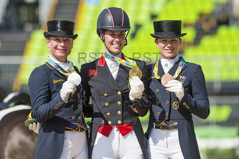 BRA, Olympia 2016 Rio, Reitsport , Dressur EInzel Grand Prix Kuer