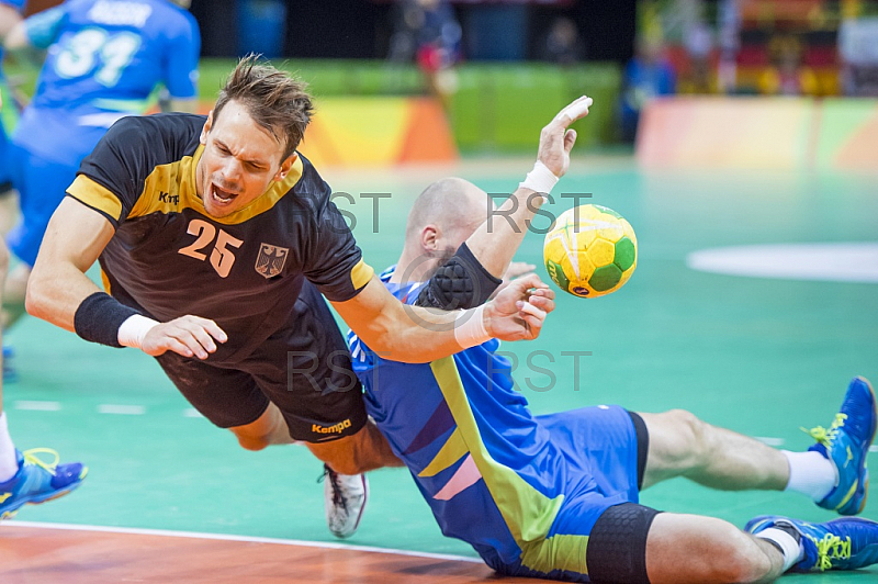 BRA, Olympia 2016 Rio, Handball Slovenien vs Deutschland