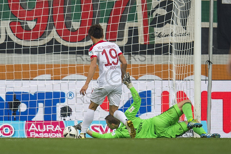 GER, 1.FBL,  FC Augsburg vs FC Bayern Muenchen