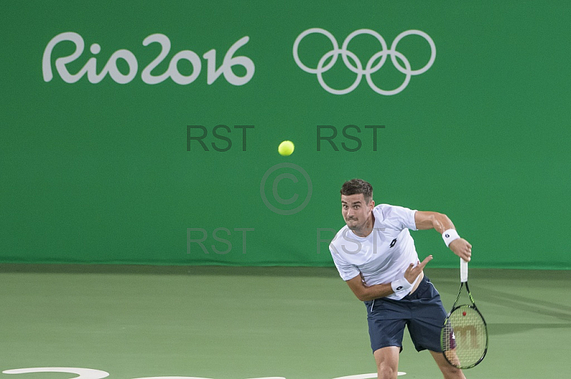 BRA, Olympia 2016 Rio, Tennis, Philipp Kohlschreiber (GER)  vs Guido Pella (ARG)