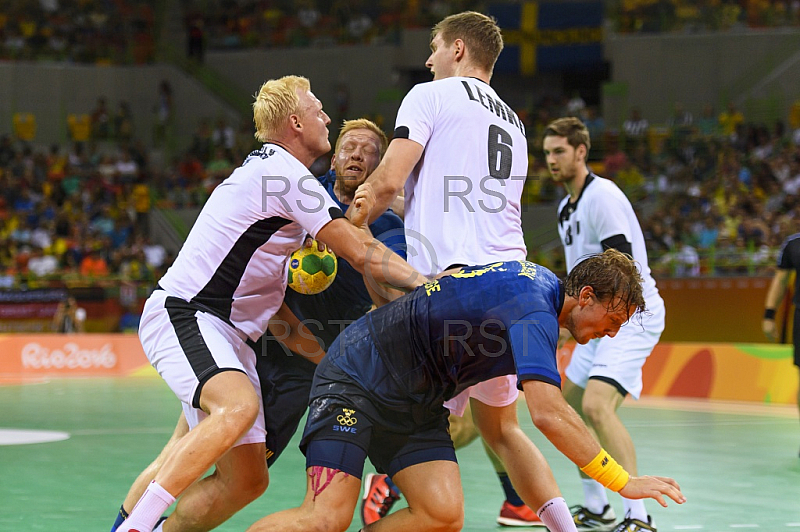 BRA, Olympia 2016 Rio, Handball Schweden vs Deutschland