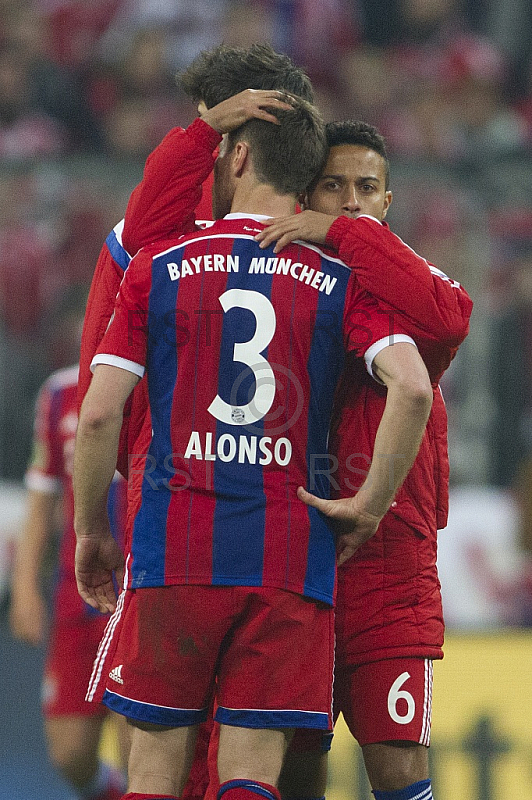 GER, DFB Pokal Halbfinale,  FC Bayern Muenchen vs. Borussia Dortmund