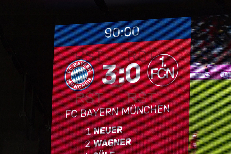 GER, 1.FBL,  FC Bayern Muenchen vs. 1. FC Nuernberg