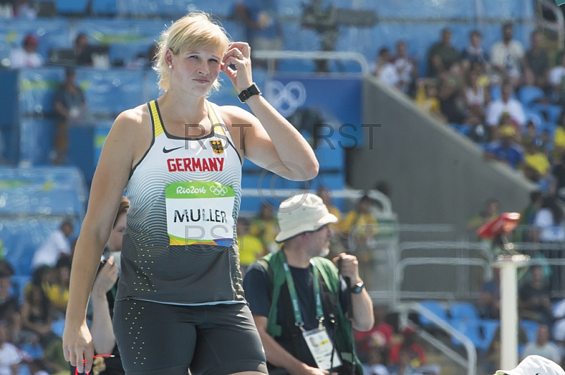 BRA, Olympia 2016 Rio, Leichtathletik, Diskus Finale Frauen 