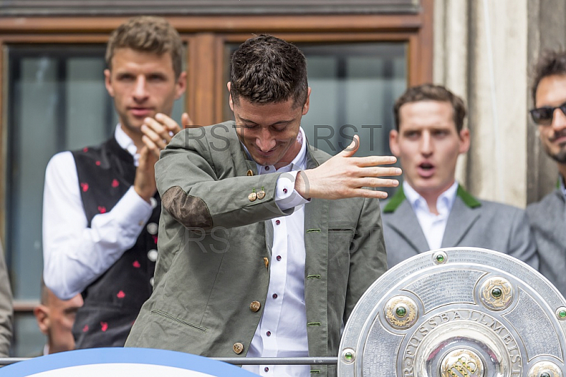 GER, FC Bayern Muenchen Meisterfeier auf dem Marienplatz