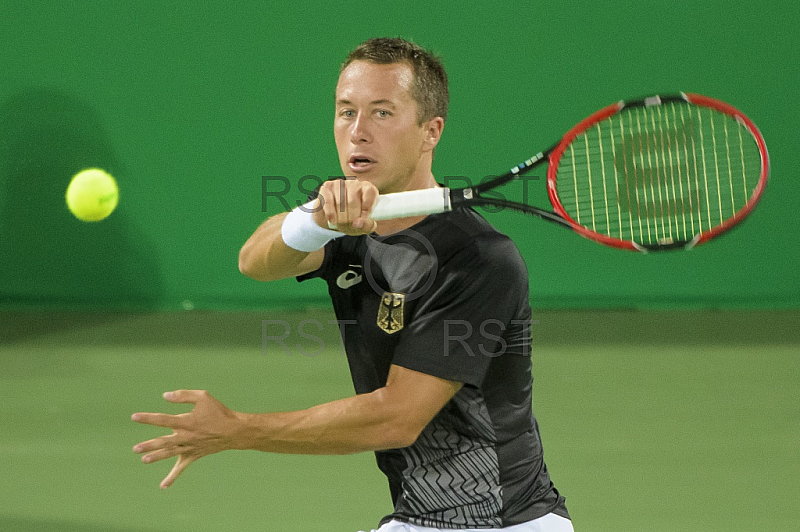 BRA, Olympia 2016 Rio, Tennis, Philipp Kohlschreiber (GER)  vs Guido Pella (ARG)