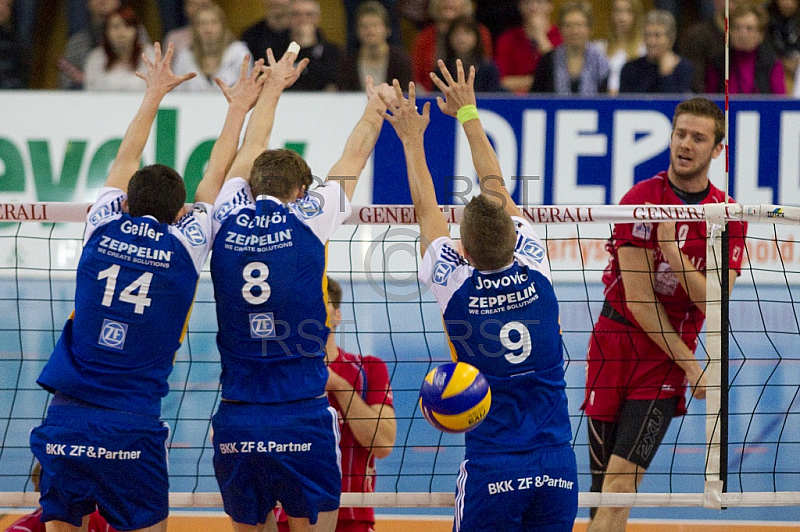 GER, 1.BL Volleyball, Generali Haching vs.  VFB Friedrichshafen