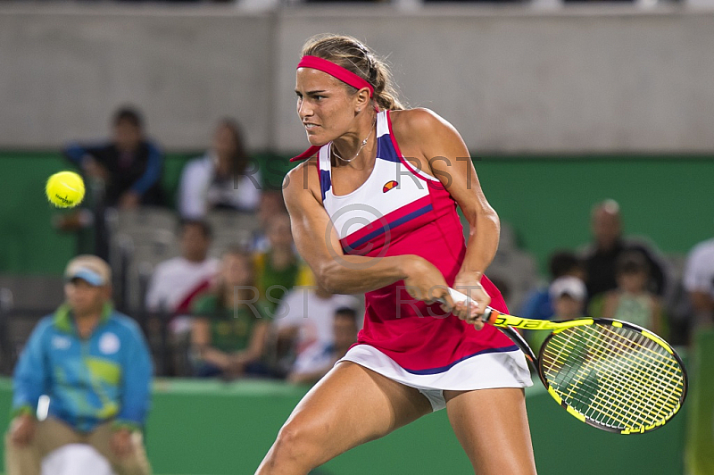 BRA, Olympia 2016 Rio, Tennis, Finale Monica Puig (PUR) vs. Angelique Kerber (GER) 