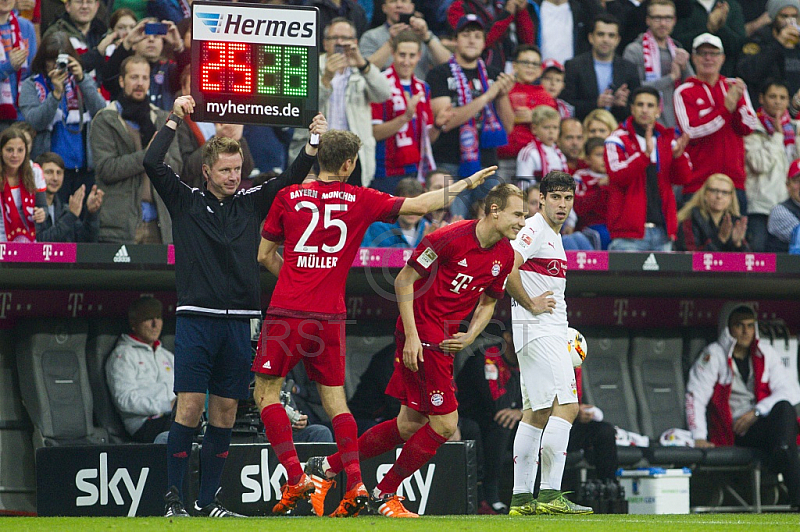 GER, 1.FBL,  FC Bayern Muenchen vs. VfB Stuttgart