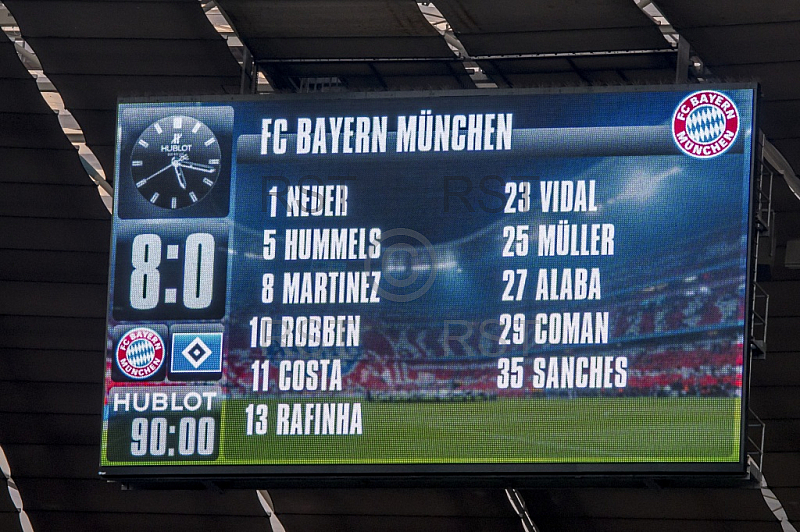 GER, 1.FBL,  FC Bayern Muenchen vs. Hamburger SV