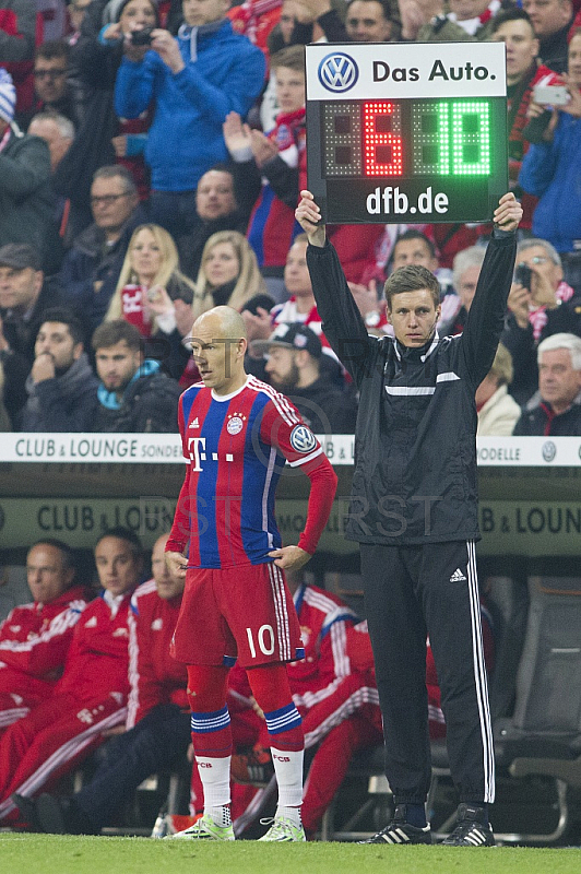 GER, DFB Pokal Halbfinale,  FC Bayern Muenchen vs. Borussia Dortmund