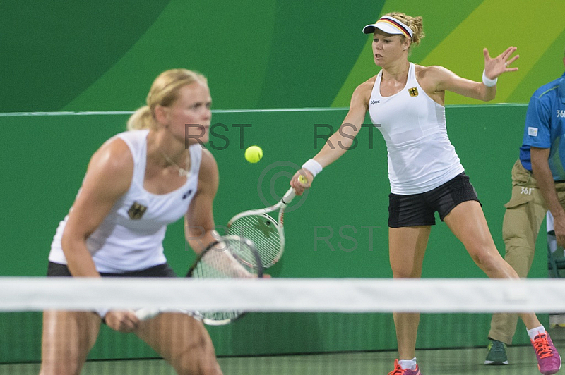 BRA, Olympia 2016 Rio, Tennis Doppel, D. Kasatkina (RUS) und S. Kuznetsova (RUS) vs. Anna-Lena Groenefeld  (GER) und Laura Siegemund (GER)