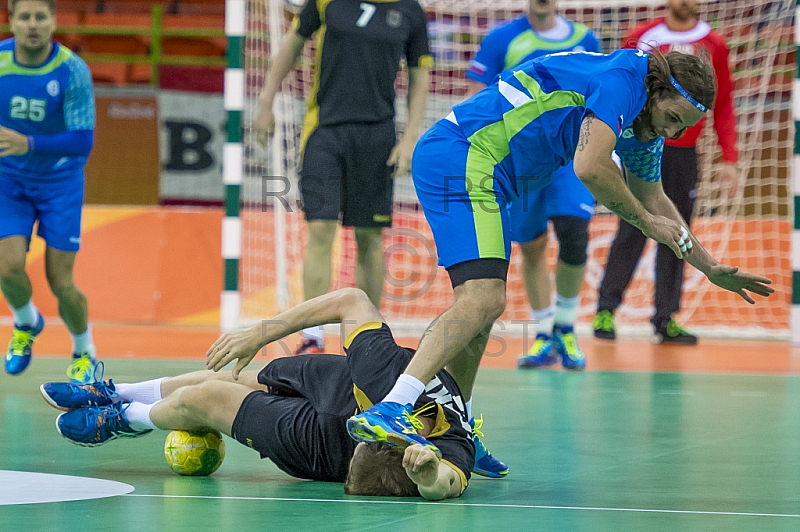 BRA, Olympia 2016 Rio, Handball Slovenien vs Deutschland