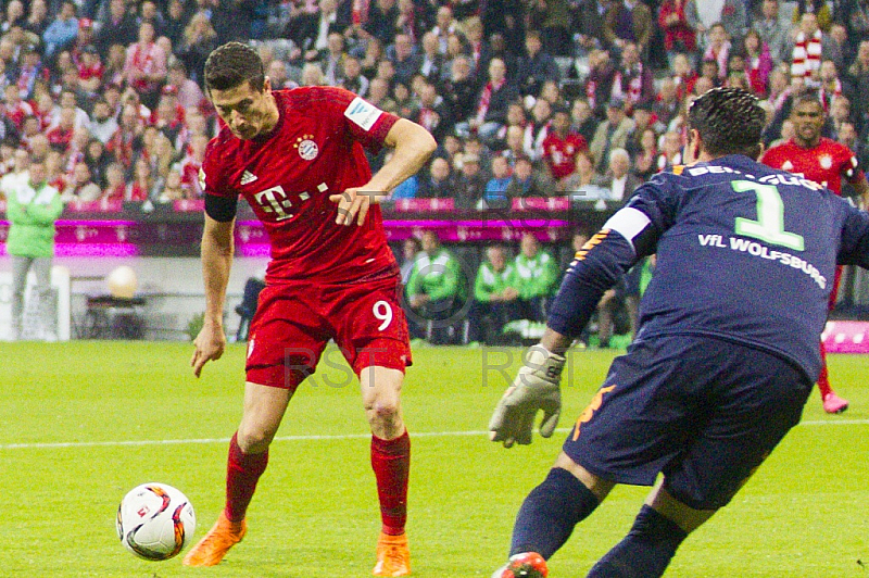 GER, 1.FBL,  FC Bayern Muenchen vs. VFL Wolfsburg