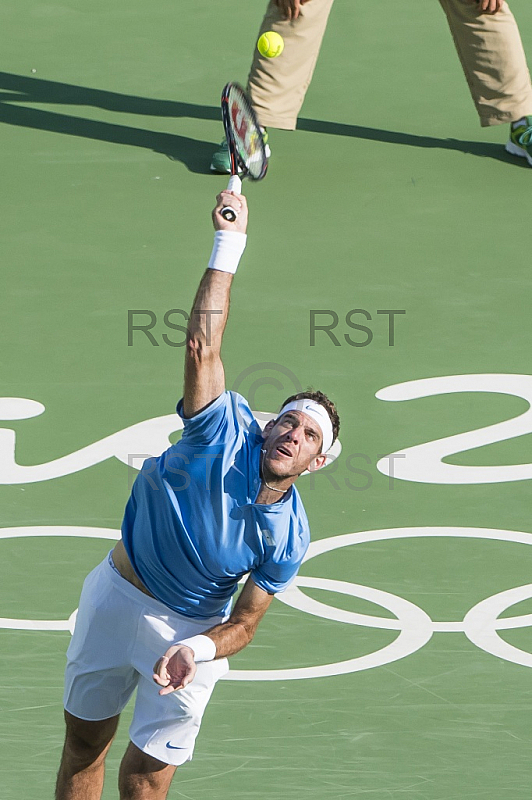 BRA, Olympia 2016 Rio, Tennis, Halbfinale Juan Martin Del Potro (ARG) vs. Rafael Nadal (ESP)