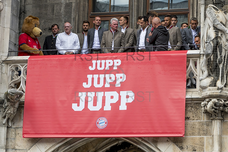 GER, FC Bayern Muenchen Meisterfeier auf dem Marienplatz