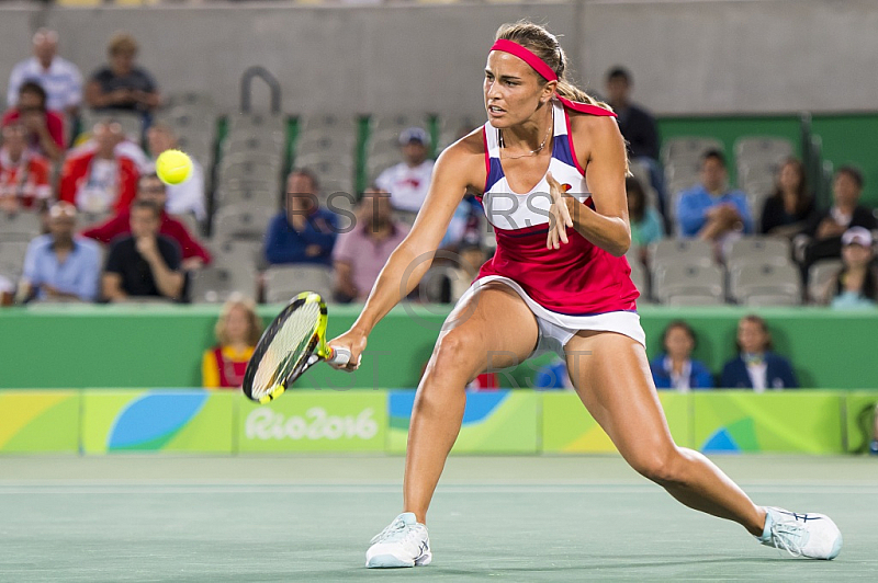 BRA, Olympia 2016 Rio, Tennis, Finale Monica Puig (PUR) vs. Angelique Kerber (GER) 