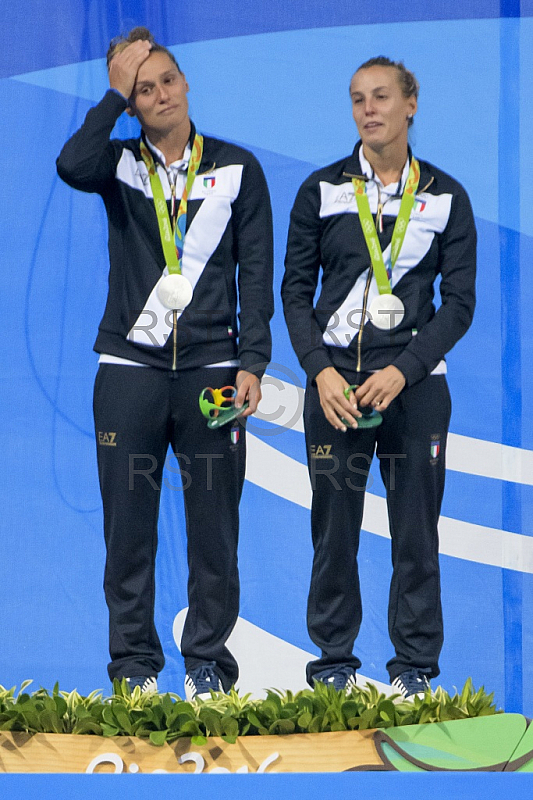 BRA, Olympia 2016 Rio, Finale Synchronspringen 3 meter Brett der Frauen 