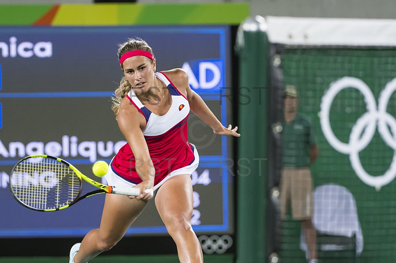 BRA, Olympia 2016 Rio, Tennis, Finale Monica Puig (PUR) vs. Angelique Kerber (GER) 