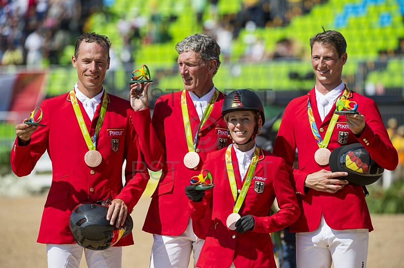 BRA, Olympia 2016 Rio, Reitsport , Team Springen Finale