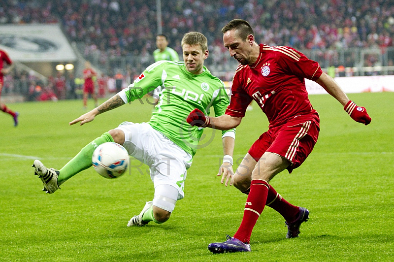 GER, 1.FBL,  FC Bayern Muenchen vs. VFL Wolfsburg